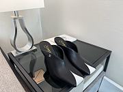 Chanel Mules Lambskin Black & White 90mm G47606 - 1