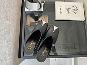 Chanel Mules Lambskin Black & White 90mm G47606 - 5
