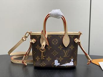 LV Nano Neverfull Monogram Poolside M2A894 - 20x13x8.5cm