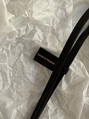 Chanel Mini Bag Charm Shearling Lambskin, Lambskin &Gold-Tone Metal Black, Beige - 3