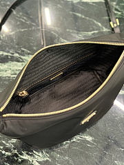 Prada Chérie Re-Nylon Mini Bag Black Gold 1BC302 - 20x12x11cm - 4