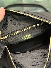 Prada Chérie Re-Nylon Mini Bag Black Gold 1BC302 - 20x12x11cm - 2