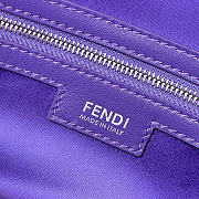 Fendi Baguette 26424 Sequinned Bag Purple - 26x4x14cm - 2