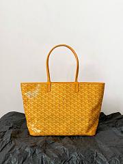 Goyard Artois PM bag Stripes and Initials Yellow - 34x15x28cm  - 4