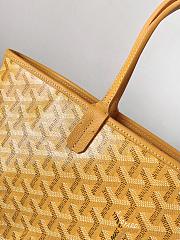 Goyard Artois PM bag Stripes and Initials Yellow - 34x15x28cm  - 2