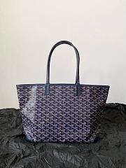 Goyard Artois PM bag Stripes and Initials Navy - 34x15x28cm - 2