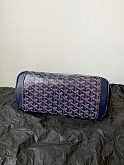 Goyard Artois PM bag Stripes and Initials Navy - 34x15x28cm - 5