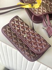 Goyard Hardy PM Bag Stripes and Initials Burgundy - 40x17x31cm - 2