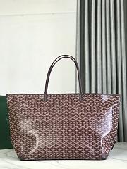 Goyard Artois GM bag Stripes and Initials Burgundy - 68x24x37cm - 4