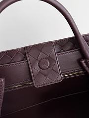 Bottega Veneta Large Andiamo Suede Deep Mahogany  - 42x35x18cm - 3