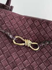 Bottega Veneta Large Andiamo Suede Deep Mahogany  - 42x35x18cm - 2