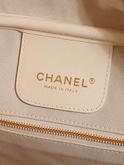 Chanel Large Bowling Bag Suede Calfskin, Calfskin & Gold-Tone Metal Dark Brown - 35.5x19x12.5cm - 4