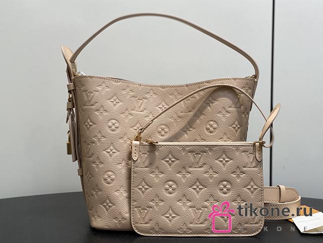 LV All In MM Monogram Empreinte Hazelnut M2A030  - 21x24x16cm - 1