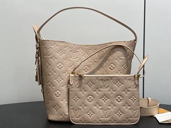 LV All In MM Monogram Empreinte Hazelnut M2A030  - 21x24x16cm
