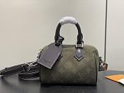 LV Speedy 18 Bandoulière Monogram Surplus Jacquard Khaki Green M2A609 - 18x12x10cm - 1
