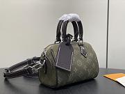 LV Speedy 18 Bandoulière Monogram Surplus Jacquard Khaki Green M2A609 - 18x12x10cm - 5