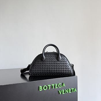 Bottega Veneta Small Bauletto Black - 28x14x13cm