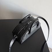 Bottega Veneta Small Bauletto Black - 28x14x13cm - 6
