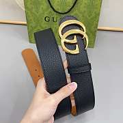 Gucci Reversible GG Marmont Belt Black/Beige 30mm - 1